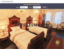 Tablet Screenshot of hotelevmolpia.com